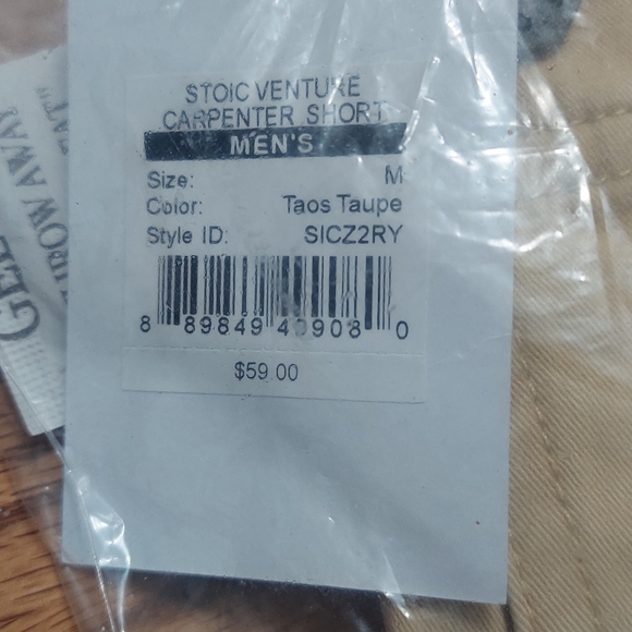 Stoic carpenter shorts size medium. - Picture 5 of 6